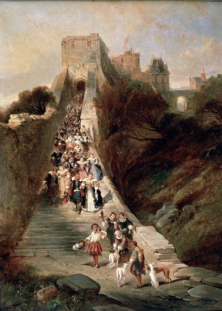 Lasciando il castello, 1823